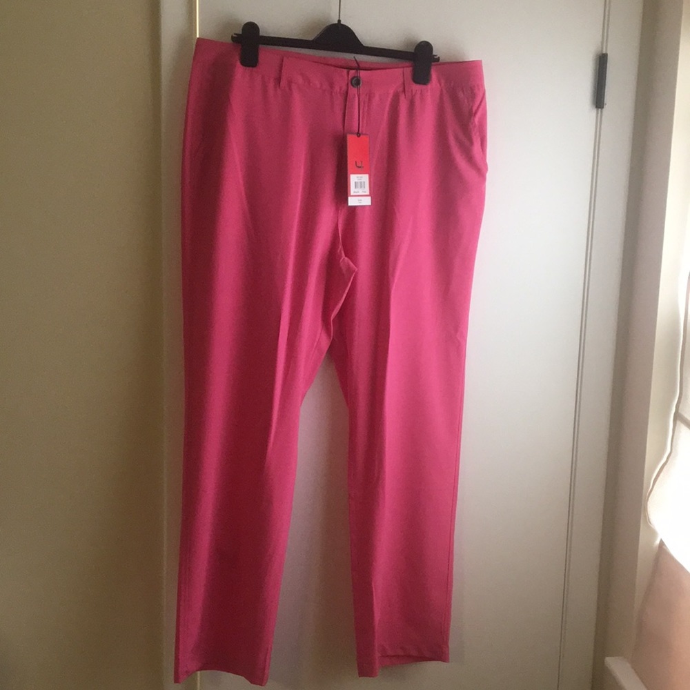 Pink golf pants